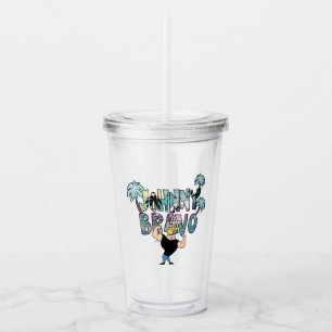 Vaso Acrílico Johnny Bravo Palm Tree Name