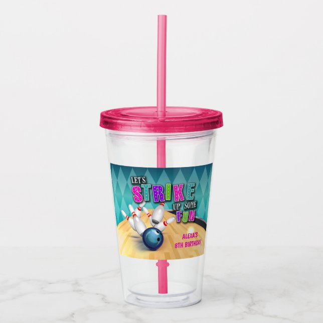 Vaso Acrílico Jueves de bolos 16oz Tumbler - Chica (Anverso)