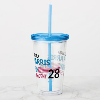 Vaso Acrílico Kamala Harris 2028