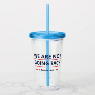 Vaso Acrílico Kamala Harris - No volveremos II