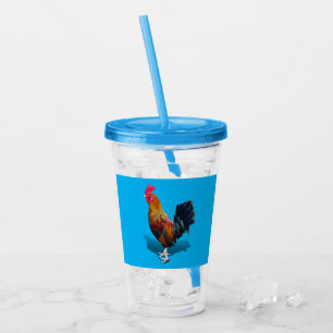Vaso Acrílico Key West - Gypsy Rooster