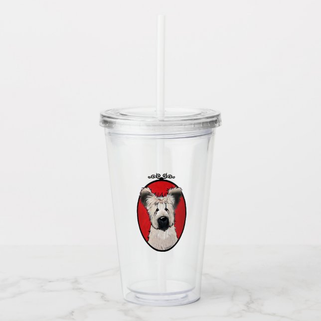 Vaso Acrílico KiniArt Briard (Anverso)