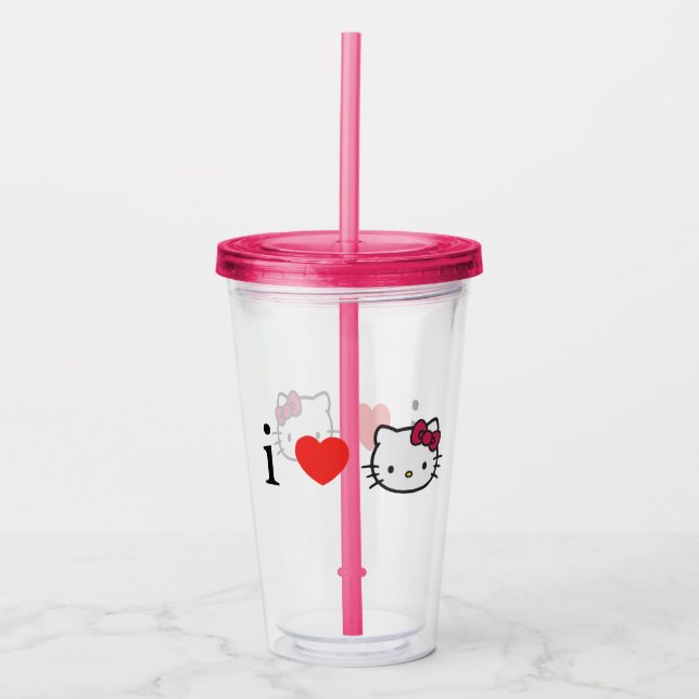 Vaso Acrílico Kitty Acrylic Tumbler (Anverso)