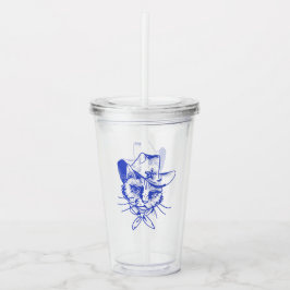 Vaso Acrílico Kitty Acrylic Tumbler