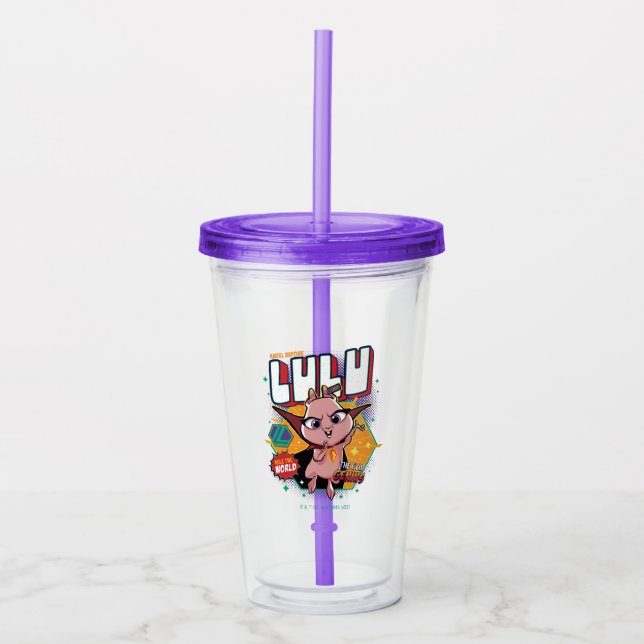 Vaso Acrílico Kneel Before Lulu (Anverso)