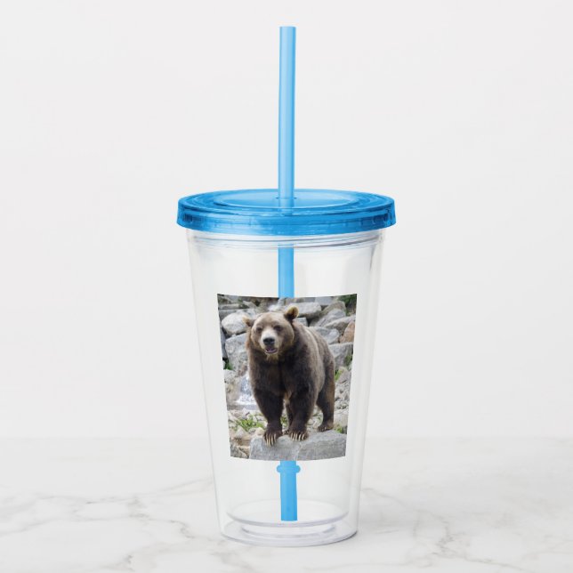 Vaso Acrílico Kodiak Bear (Anverso)