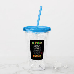 Vaso Acrílico Krampus Horror