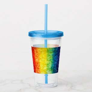 Vaso Acrílico La bandera teñida con nudos de SlipperyJoe's arcoí