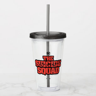 Vaso Acrílico La brigada suicida Logo rojo y negro