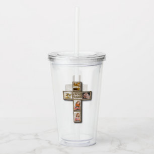 Vaso Acrílico La Cruz Rusa de la Madera, primero la foto de la S