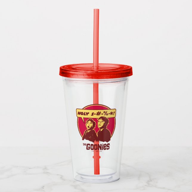 Vaso Acrílico La extensión de datos de Goonies (Anverso)