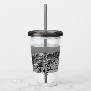 Vaso Acrílico La Francia vintage Cannes la playa