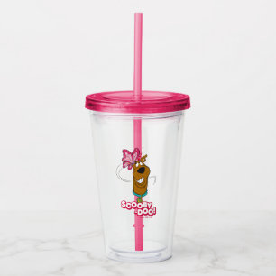 Vaso Acrílico La mariposa de Scooby-Doo besa 2