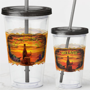 Vaso Acrílico La mejor manera de terminar un día 2584