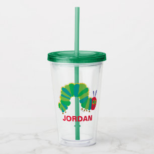 Vaso Acrílico La oruga muy hambrienta - Añade tu nombre