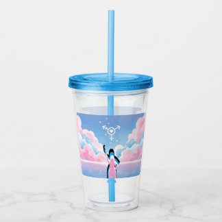 Vaso Acrílico La señal trans