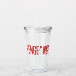 Vaso Acrílico La silueta de la venganza de Batman