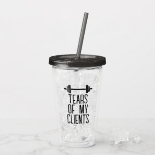 Vaso Acrílico Lágrimas de las botellas de regalo de entrenador p