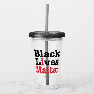 Vaso Acrílico Las vidas negras importan