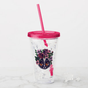 Vaso Acrílico Lemur floral dulce