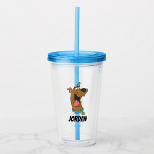 Vaso Acrílico Lengua de Scooby-Doo hacia fuera