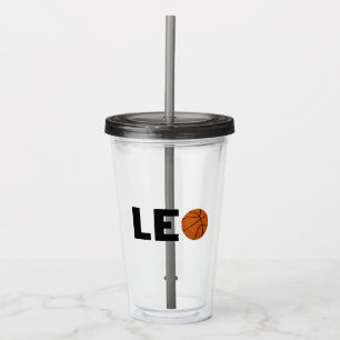 Vaso Acrílico Leo Basketball