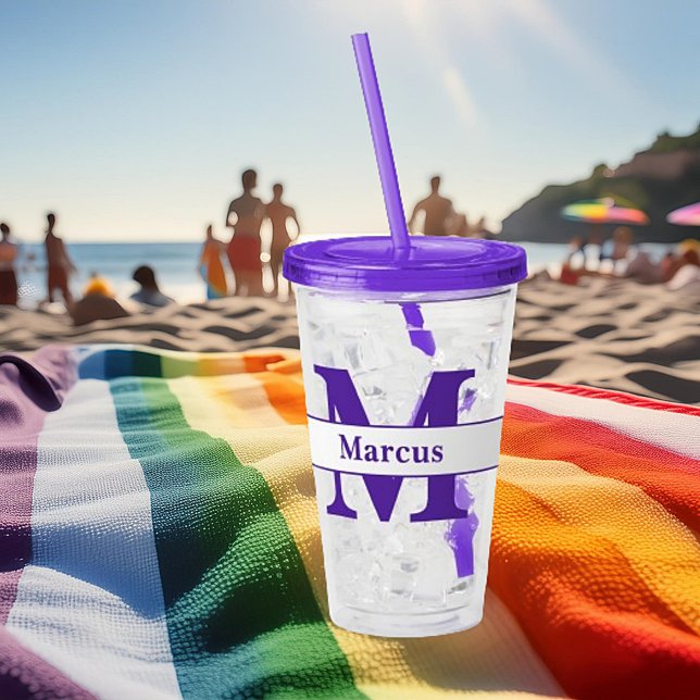 Vaso Acrílico Letra y nombre personalizados (Subido por el creador)