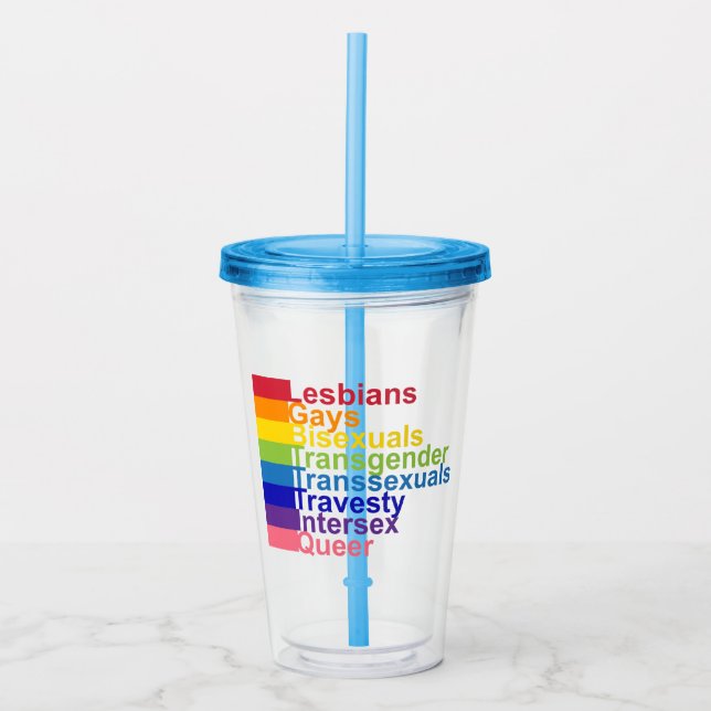 VASO ACRÍLICO LGBTTIQ (Anverso)