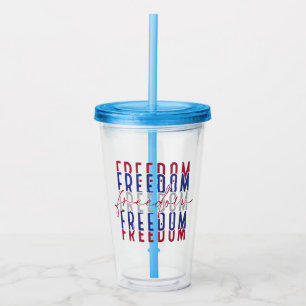 Vaso Acrílico Libertad Kamala Harris