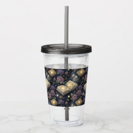 Vaso Acrílico Libros Mágicos
