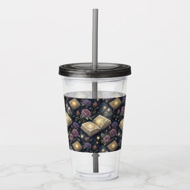 Vaso Acrílico Libros Mágicos (Anverso)