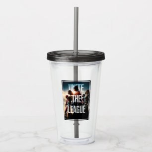 Vaso Acrílico Liga de la Justicia  Unir a la Liga