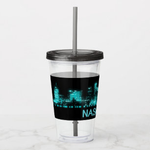 Vaso Acrílico Línea aérea de Nashville
