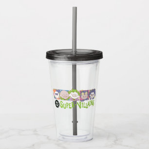 Vaso Acrílico Línea de dibujos animados de supervillanos de DC