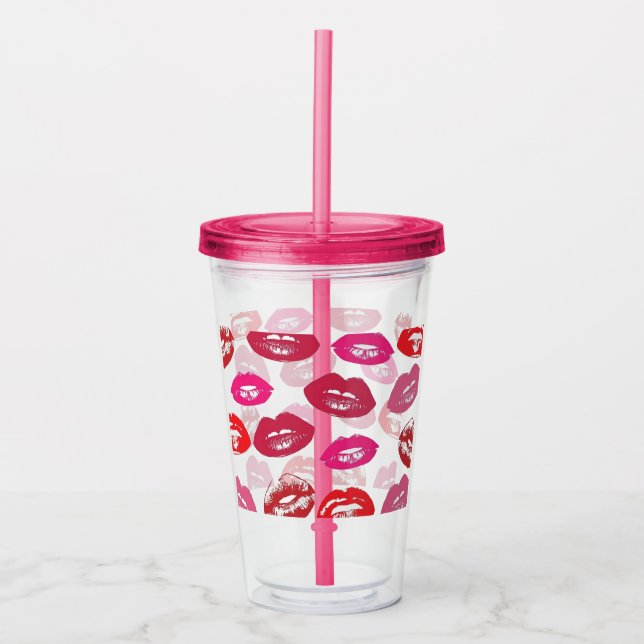 Vaso Acrílico Lip (Anverso)