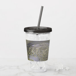 Vaso Acrílico Liquid Gold Acrylic Pour Tumbler