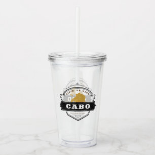 Vaso Acrílico Livin La Vida Cabo Cabo San Lucas