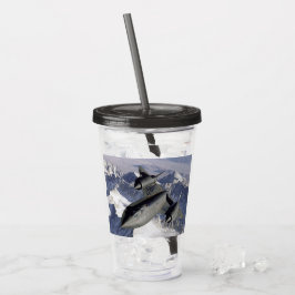 Vaso Acrílico Lockheed SR-71B Blackbird