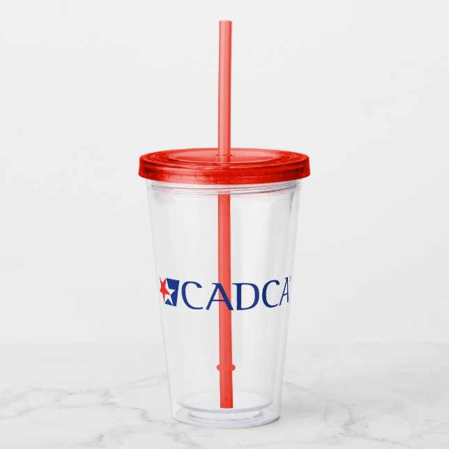 Vaso Acrílico Logo de CADCA Tumbler acrílico (Anverso)