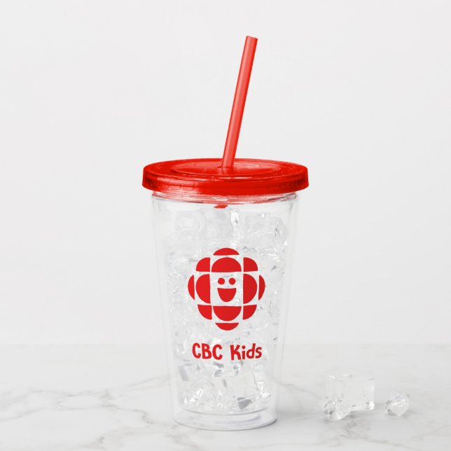Vaso Acrílico Logo de CBC Kids (Reverso (hielo))