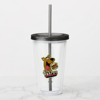 Vaso Acrílico Logo de Scooby-Doo "Snacks Scooby"