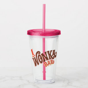 Vaso Acrílico Logo de Wonka Bar