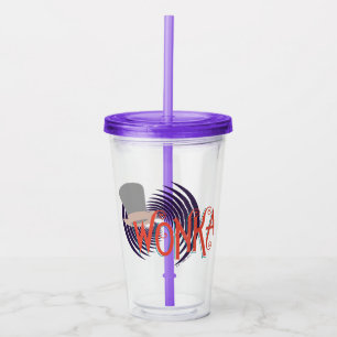 Vaso Acrílico Logo de Wonka Spiral