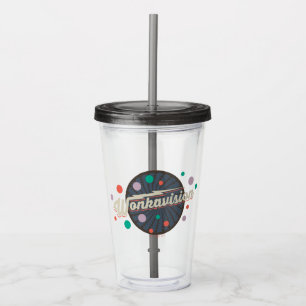 Vaso Acrílico Logo de Wonkavision