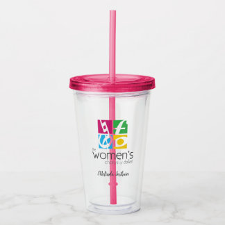 Vaso Acrílico Logo del Coro de Mujeres de Dallas