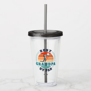 Vaso Acrílico Logo Del Día Del Personalizado Del Mejor Abuelo De