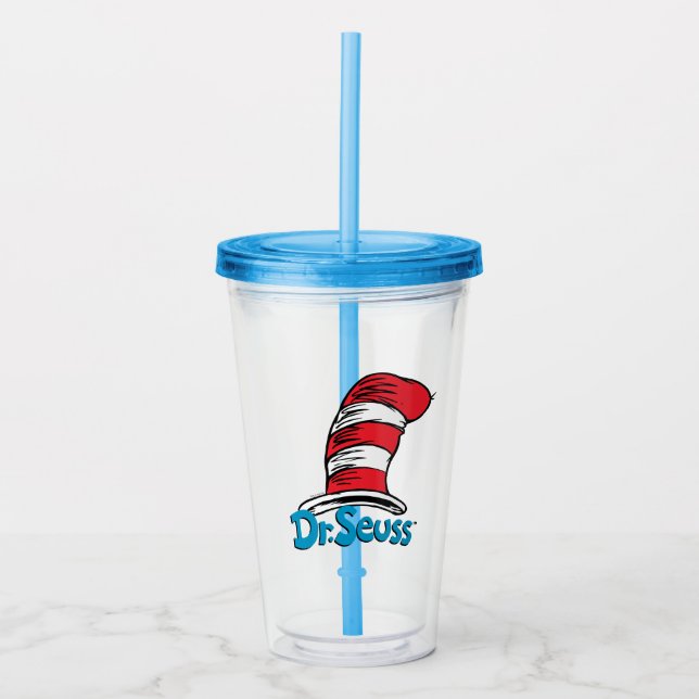 Vaso Acrílico Logo del Gorra Dr. Seuss (Anverso)