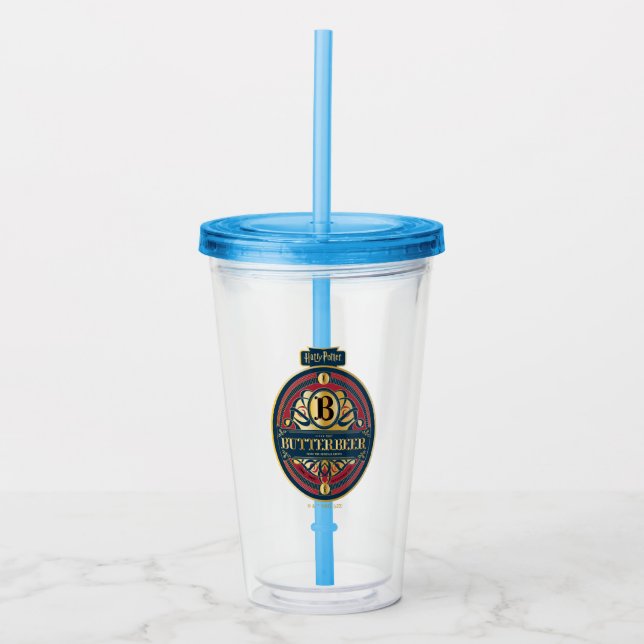 Vaso Acrílico Logo vertical BUTTERBEER™ (Anverso)