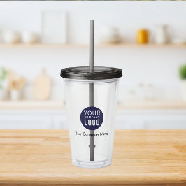 Vaso Acrílico Logotipo corporativo Tumbler de acrílico promocion