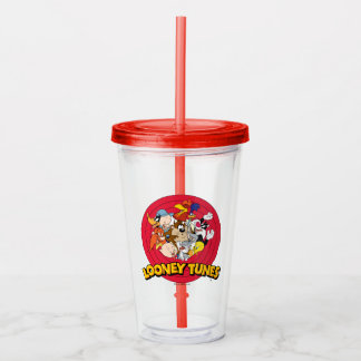 Vaso Acrílico Logotipo de caracteres LOONEY TUNES™